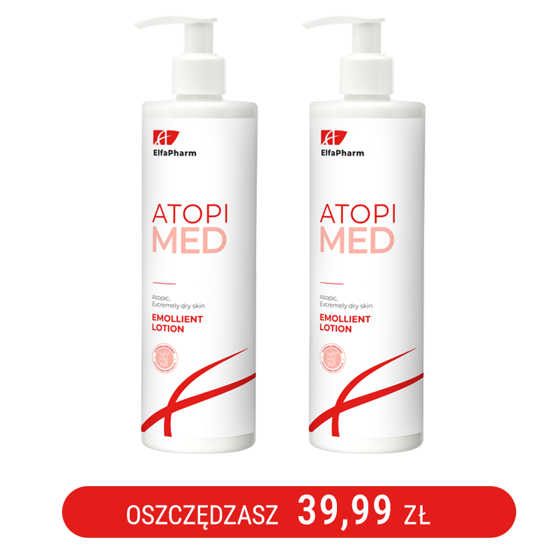 ATOPI MED Mleczko - emolient Elfa Pharm 400ml x2