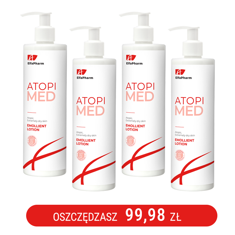 ATOPI MED Mleczko - emolient Elfa Pharm 400m x4