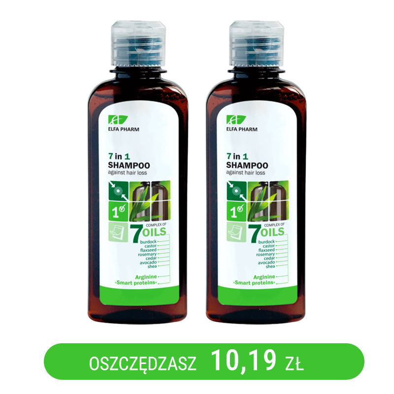 Szampon 7 w 1 przeciw wypadaniu włosów x2