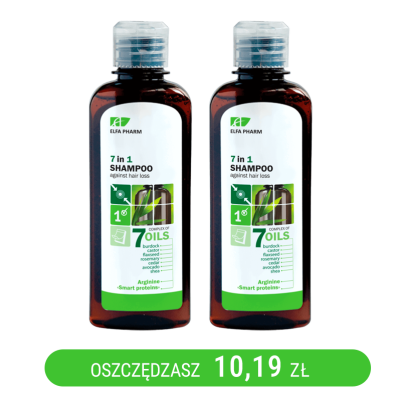 Szampon 7 w 1 przeciw wypadaniu włosów x2