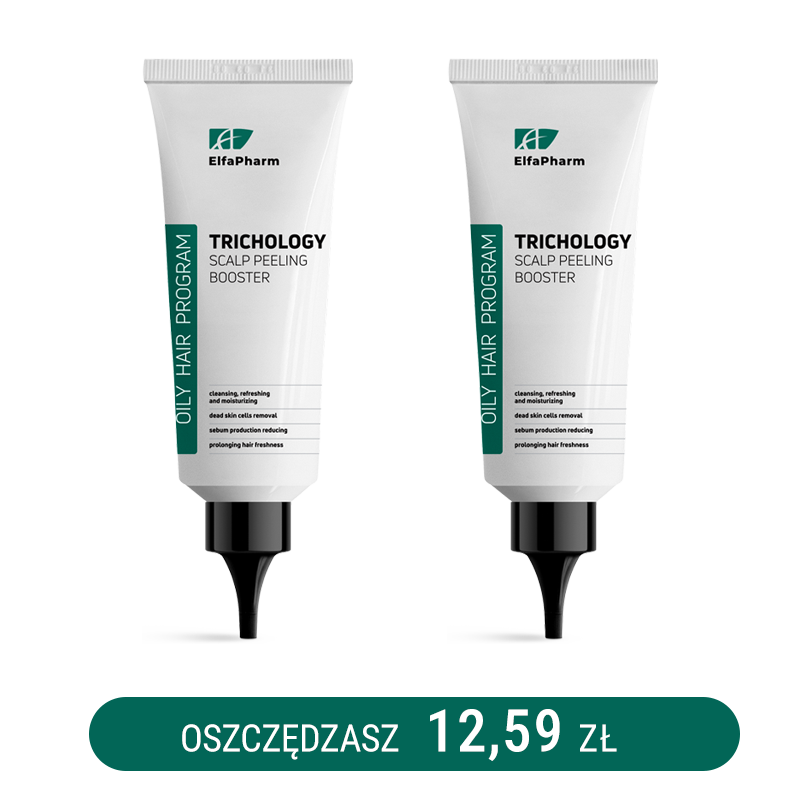 Oily Hair Trychologiczny peeling do skóry głowy - Booster Elfa Pharm 100ml x2