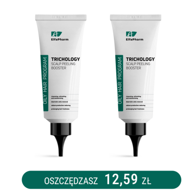 Oily Hair Trychologiczny peeling do skóry głowy - Booster Elfa Pharm 100ml x2