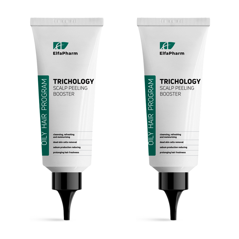 Oily Hair Trychologiczny peeling do skóry głowy - Booster 100ml Elfa Pharm x2