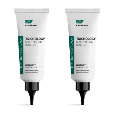 Oily Hair Trychologiczny peeling do skóry głowy - Booster Elfa Pharm 100ml x2