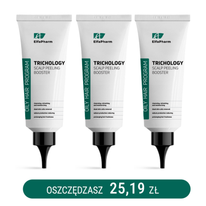 Oily Hair Trychologiczny peeling do skóry głowy - Booster Elfa Pharm 100m x3