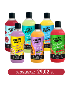 Zestaw testowy żeli pod prysznic Fresh Juice