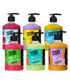 Zestaw testowy mydeł w płynie Fresh Juice