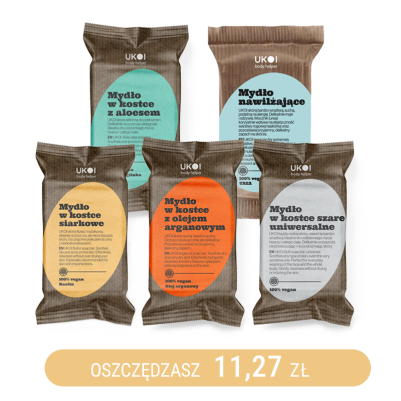 Zestaw testowy mydeł w kostce UKOI