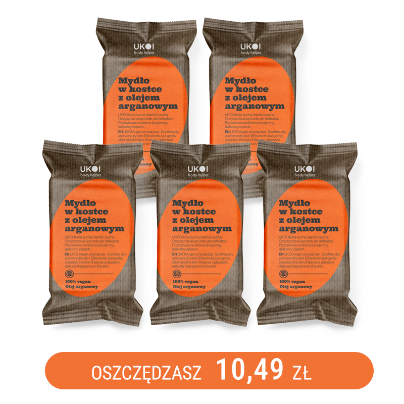 Mydło w kostce z olejem arganowym 100g x5