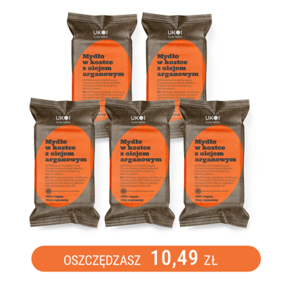 Mydło w kostce z olejem arganowym 100g x5