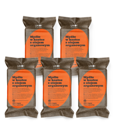 Mydło w kostce z olejem arganowym 100g x5