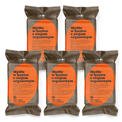 Mydło w kostce z olejem arganowym 100g x5