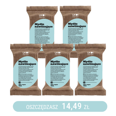 Nawilżające mydło w kostce. UREA - 100 g x5