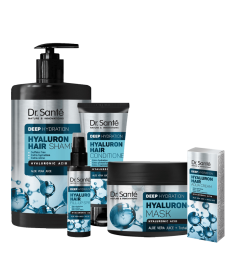 Zestaw intensywnie nawilżający włosy Dr. Sante z kwasem hialuronowym