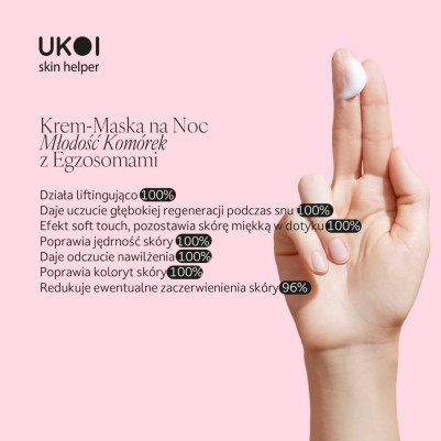Ukoi Krem-Maska na Noc Młodość Komórek z Egzosomami 50ml