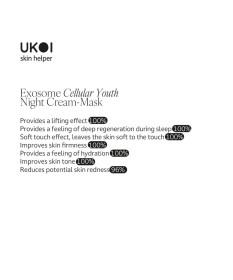 Ukoi Krem-Maska na Noc Młodość Komórek z Egzosomami 50ml