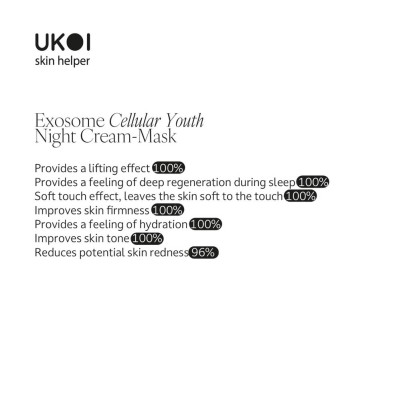 Ukoi Krem-Maska na Noc Młodość Komórek z Egzosomami 50ml