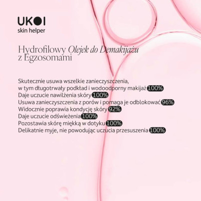 Ukoi Hydrofilowy Olejek do Demakijażu z Egzosomami 200ml