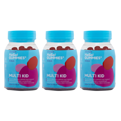 MULTI KID Żelki dla dzieci Hello!Gummies x3