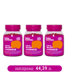 ZDROWE WŁOSY I PAZNOKCIE Żelki z witaminami - 300 g