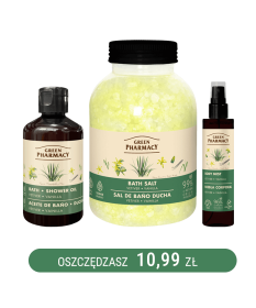 Zestaw do przyjemnej kąpieli o zapachu wetywerii i wanilii Green Pharmacy