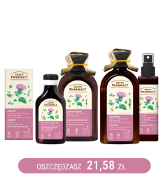 Zestaw do pielęgnacji włosów z łopianem i białkami pszenicy Green Pharmacy