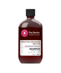 Health & Care. Wzmacniający szampon do włosów. Keratyna + arginina + biotyna - 355 ml