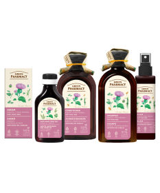 Zestaw do pielęgnacji włosów z łopianem i białkami pszenicy Green Pharmacy