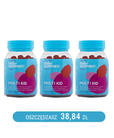MULTI KID Żelki dla dzieci Hello!Gummies x3
