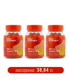 BETA KAROTEN Żelki z witaminami Hello!Gummies x3