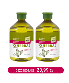 Szampon do włosów farbowanych z ekstraktem z tymianku O'Herbal 500ml x2