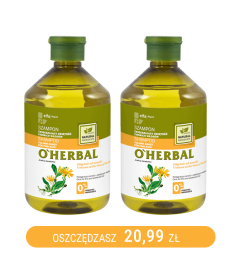 Szampon zwiększający objętość cienkich włosów z ekstraktem z arniki O'Herbal 500ml x2