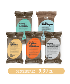 Zestaw testowy mydeł w kostce 100g UKOI x5