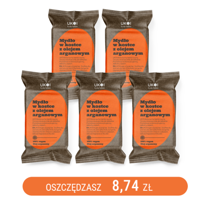 Mydło w kostce z olejem arganowym 100g x5