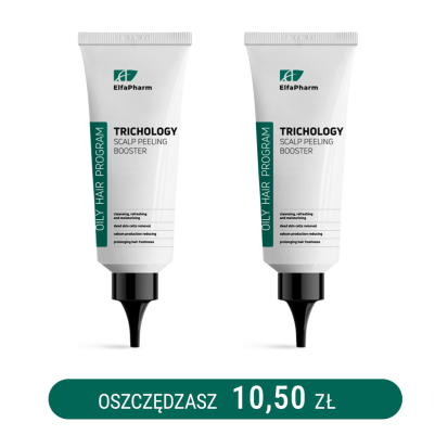 Oily Hair Trychologiczny peeling do skóry głowy - Booster Elfa Pharm 100ml x2