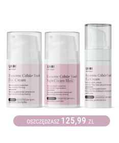 Zestaw kremów do twarzy i pod oczy UKOI z egzosomami