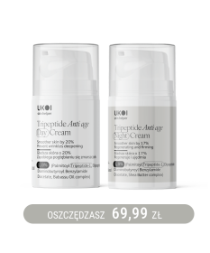 Zestaw kremów do twarzy UKOI z tripeptydami