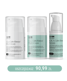 Zestaw kremów do twarzy + serum UKOI z CICA