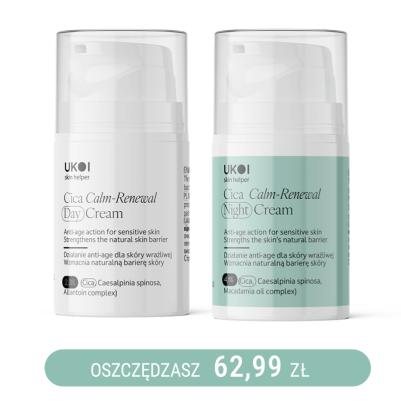 Zestaw kremów do twarzy UKOI z CICA