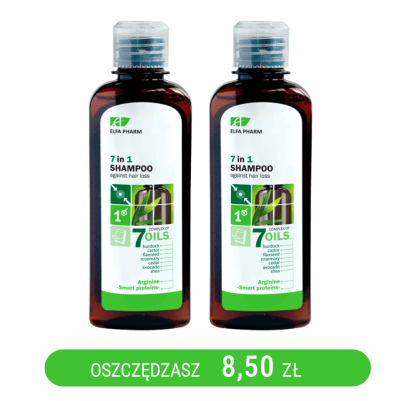 Szampon 7 w 1 przeciw wypadaniu włosów Elfa Pharm x2