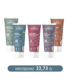 Zestaw Perły Rynku 2025 Kremy do stóp Green Pharmacy