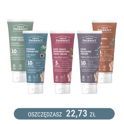 Zestaw Perły Rynku 2025 Kremy do stóp Green Pharmacy