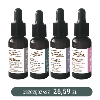 Zestaw Perły Rynku 2025 Sera do twarzy Green Pharmacy