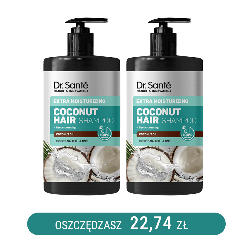 Coconut Hair Szampon Dr. Sante 1000ml x2