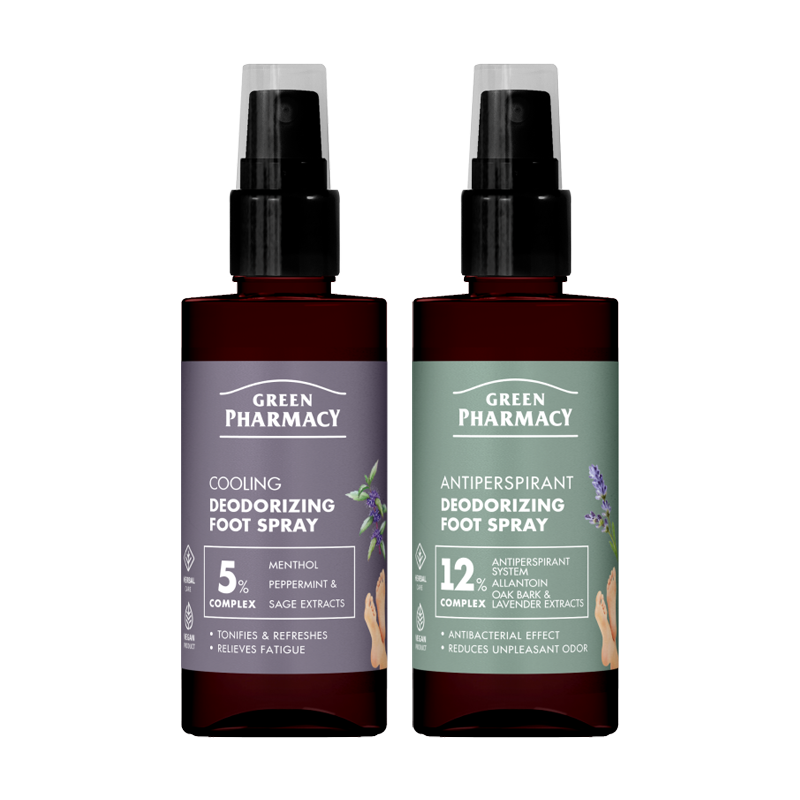 Zestaw Perły Rynku 2025 Dezodoranty do stóp Green Pharmacy