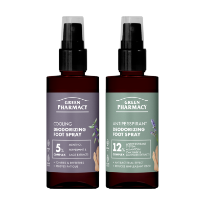 Zestaw Perły Rynku 2025 Dezodoranty do stóp Green Pharmacy