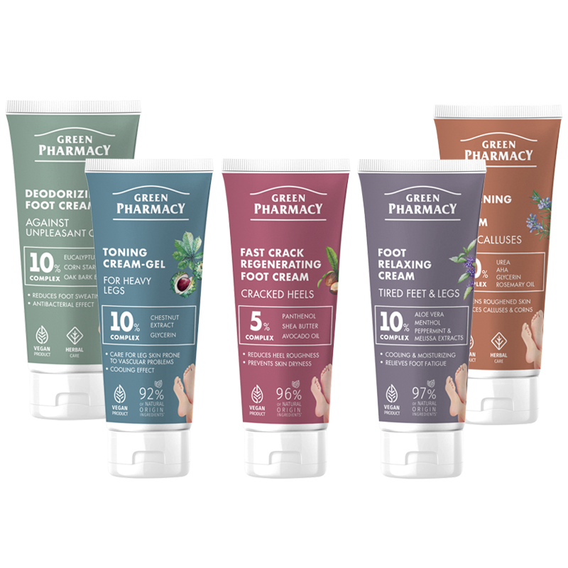 Zestaw Perły Rynku 2025 Kremy do stóp Green Pharmacy