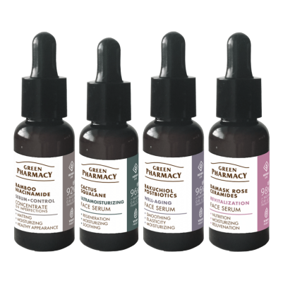 Zestaw Perły Rynku 2025 Sera do twarzy Green Pharmacy