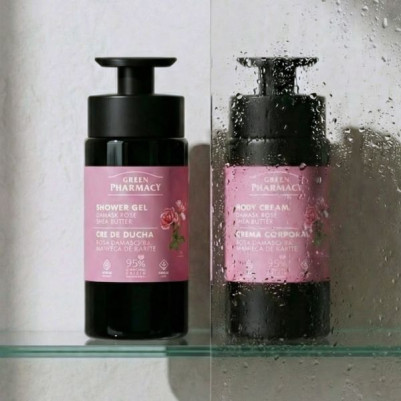 Żel pod prysznic róża damasceńska i masło shea Green Pharmacy 739 ml