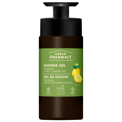 Żel pod prysznic werbena i olejek ze słodkiej cytryny Green Pharmacy 739ml
